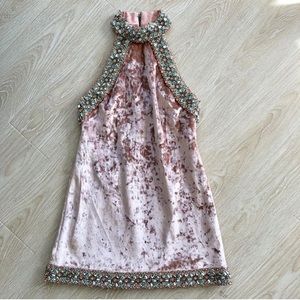 Alexis Kinsley beaded Velvet dress size M